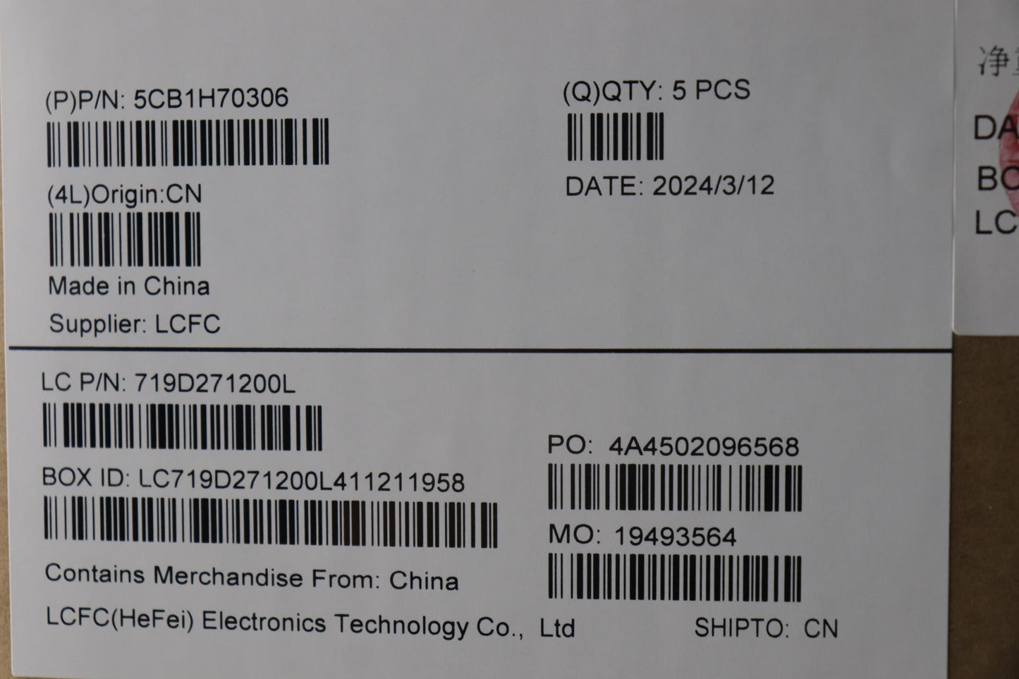 Lenovo Cover Upper Case Assembly Cze/ - 5CB1H70306