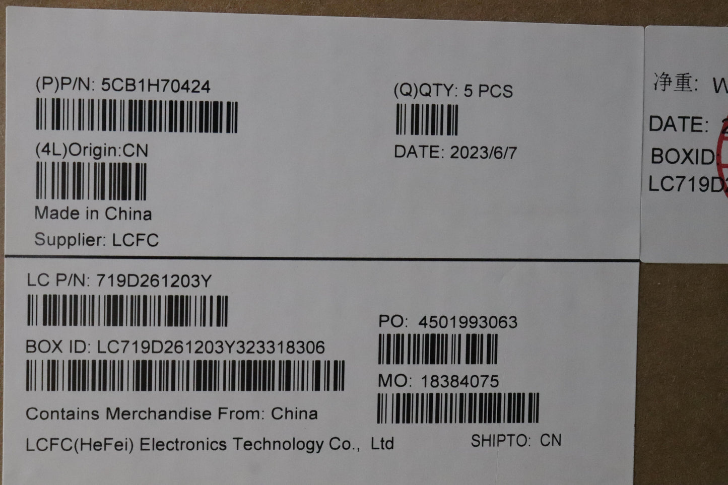 Lenovo Cover Upper Case Assembly Nord - 5CB1H70424