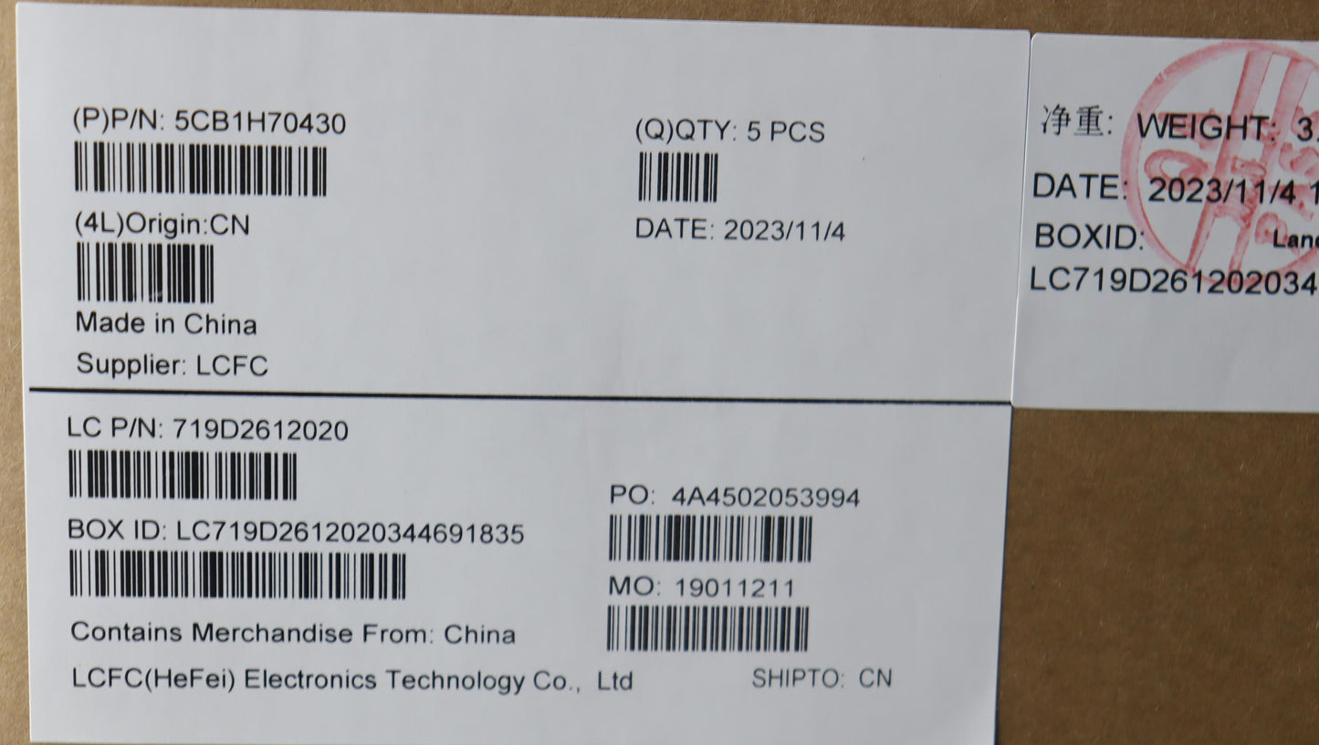 Lenovo Cover Upper Case Assembly Cze/ - 5CB1H70430