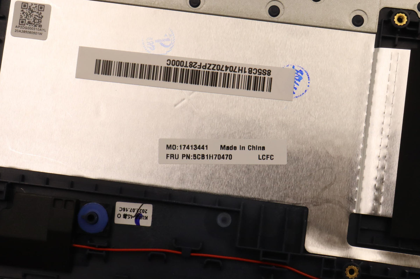 Lenovo Cover Upper Case Assembly Spa - 5CB1H70470