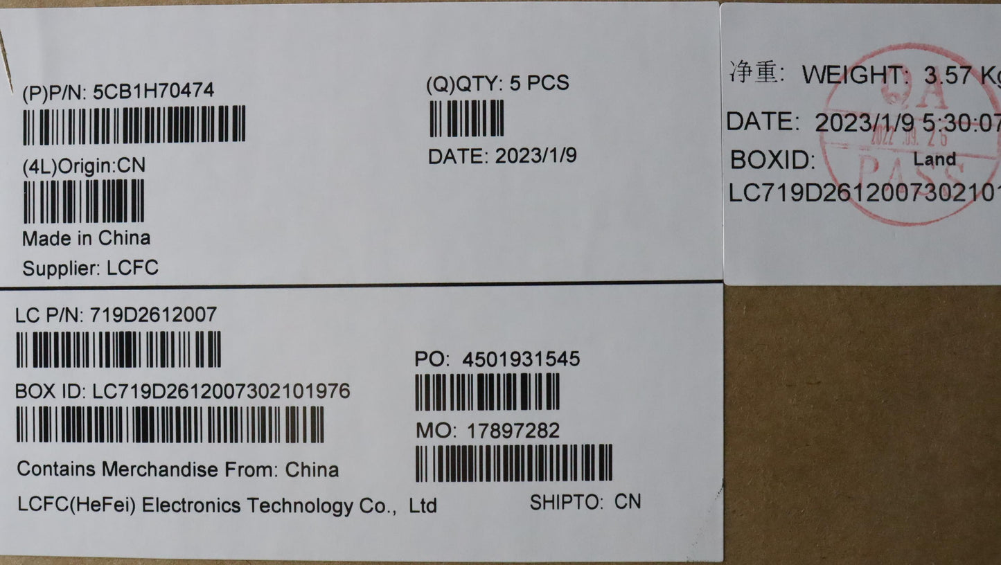 Lenovo Cover Upper Case Assembly La S - 5CB1H70474