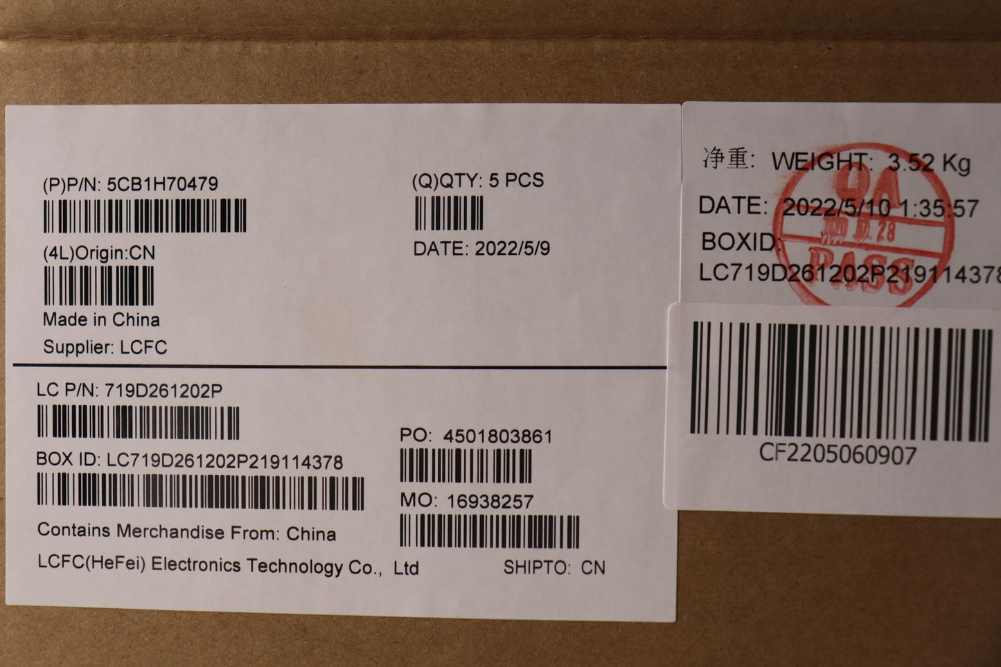 Lenovo Cover Upper Case Assembly Fra - 5CB1H70479