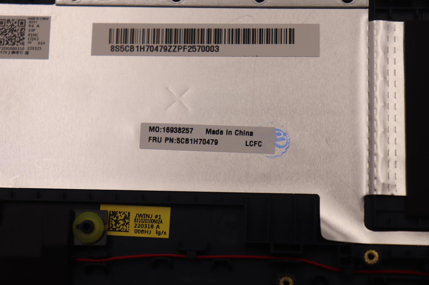 Lenovo Cover Upper Case Assembly Fra - 5CB1H70479