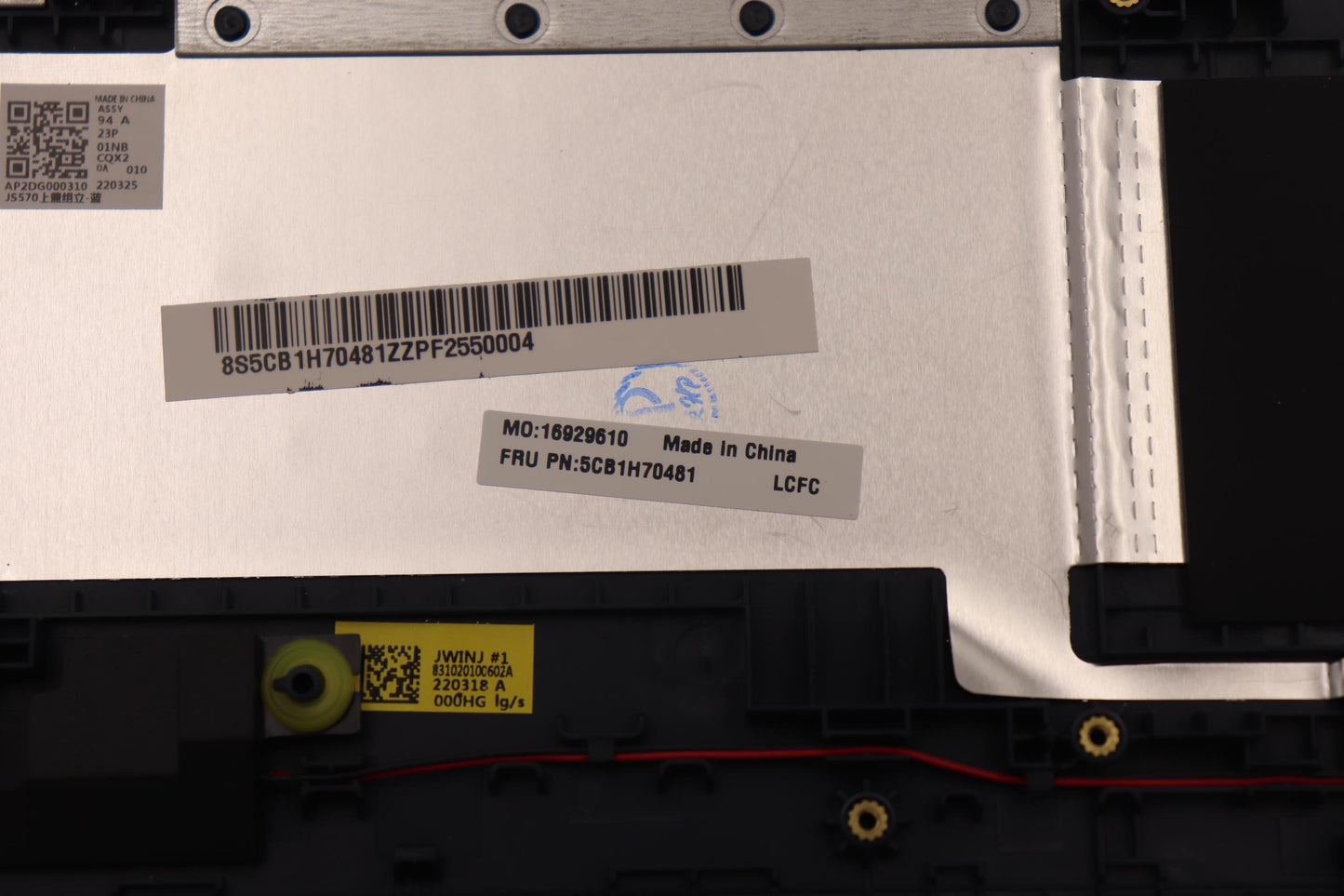 Lenovo Cover Upper Case Assembly Ara - 5CB1H70481