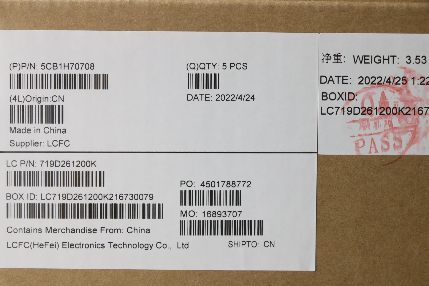 Lenovo Cover Upper Case Assembly Eng - 5CB1H70708