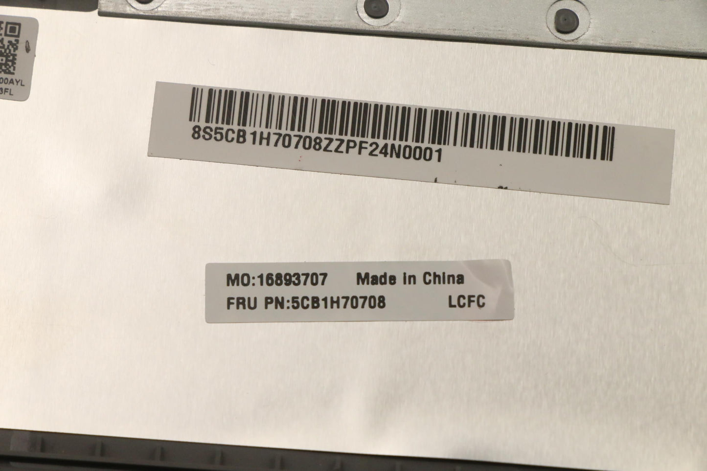 Lenovo Cover Upper Case Assembly Eng - 5CB1H70708
