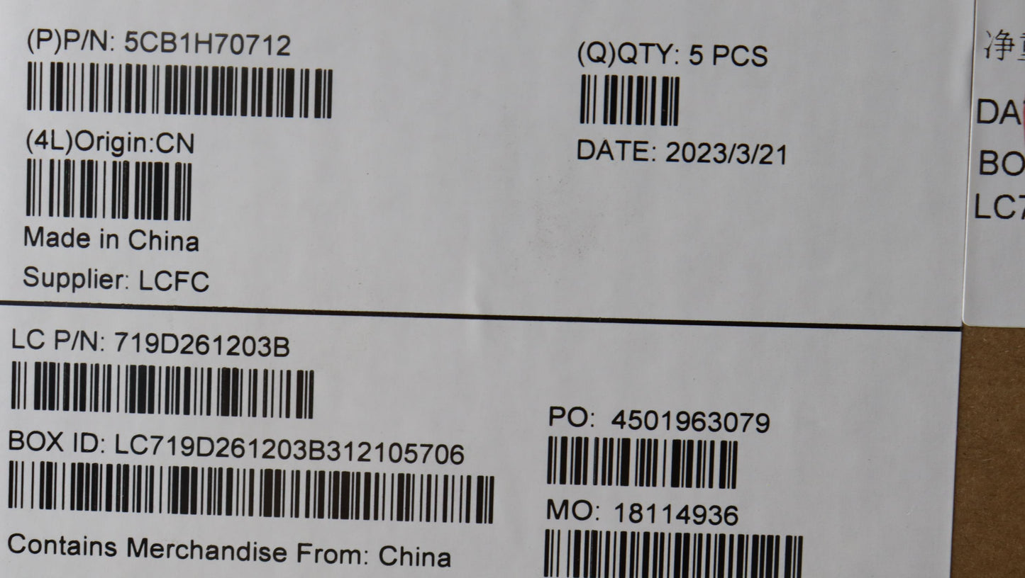 Lenovo Cover Upper Case Assembly Tur - 5CB1H70712