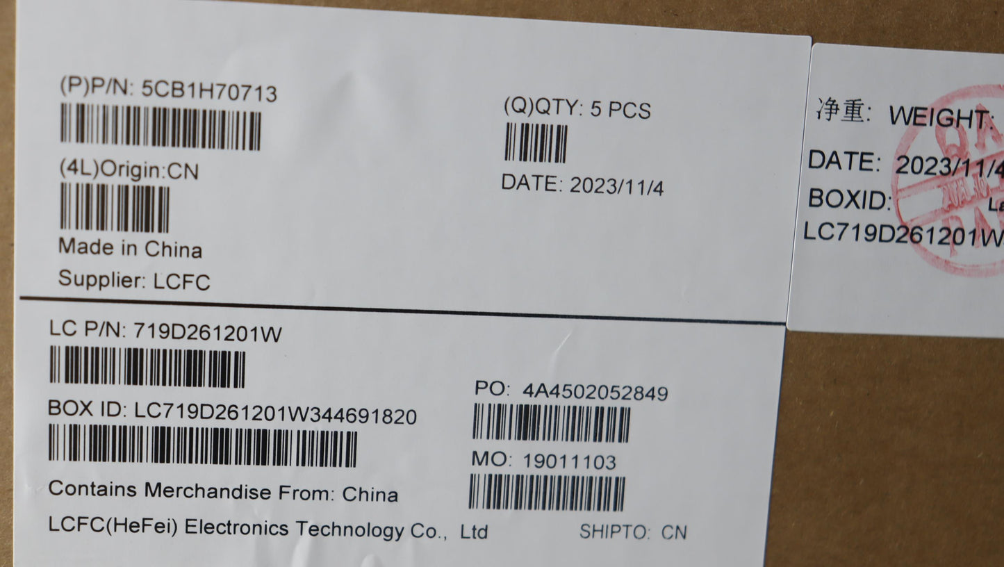 Lenovo Cover Upper Case Assembly Thai - 5CB1H70713