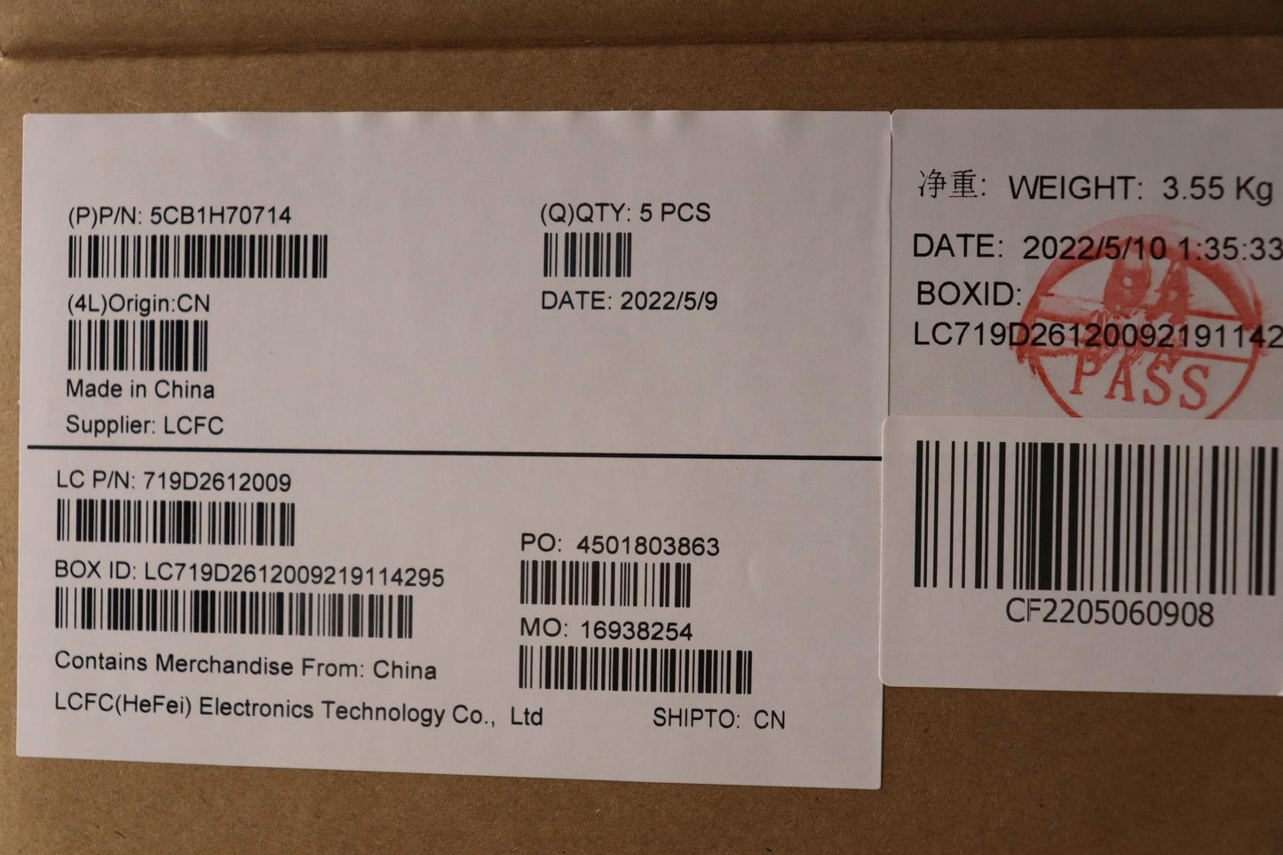 Lenovo Cover Upper Case Assembly Por - 5CB1H70714