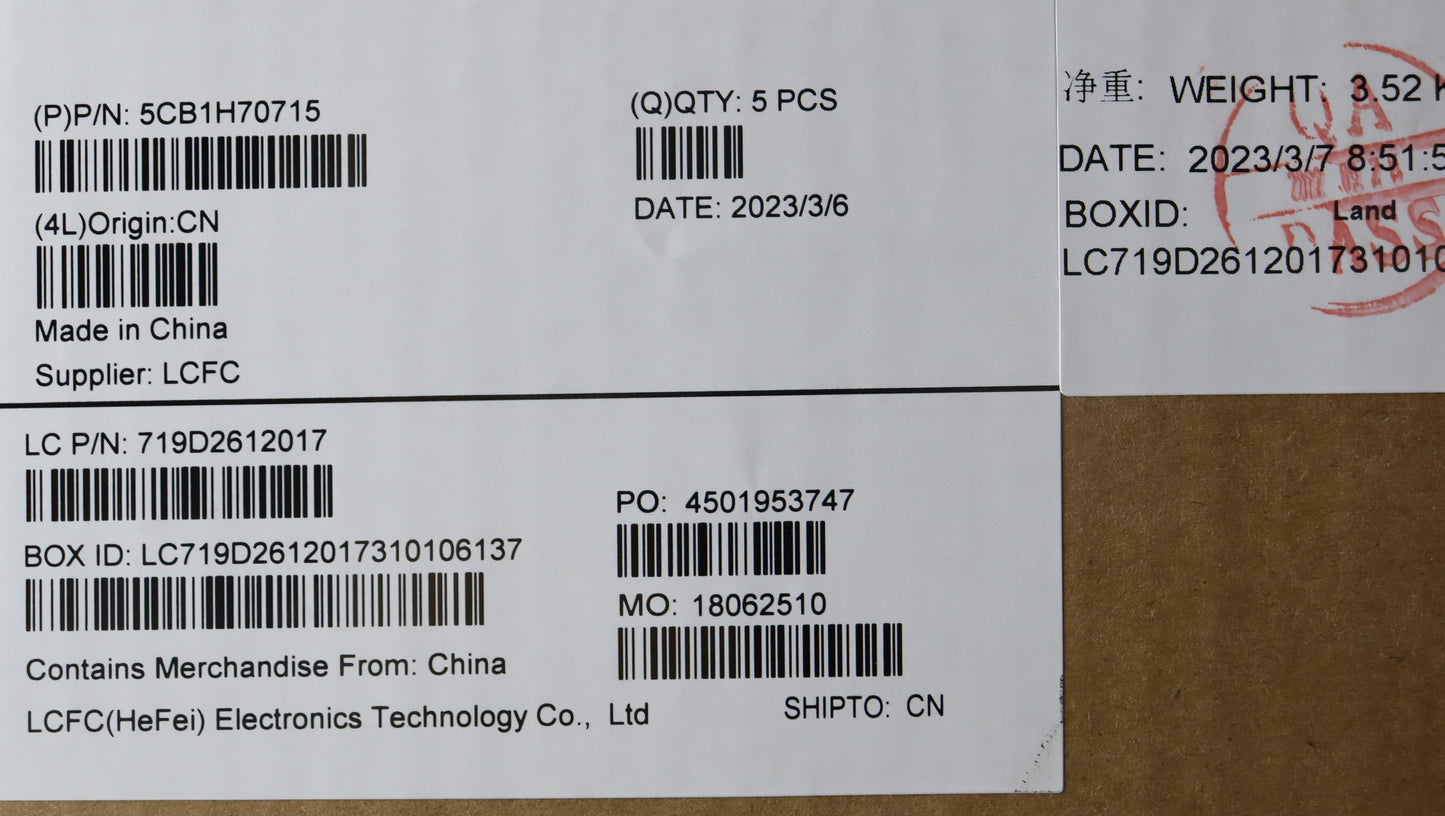 Lenovo Cover Upper Case Assembly La S - 5CB1H70715