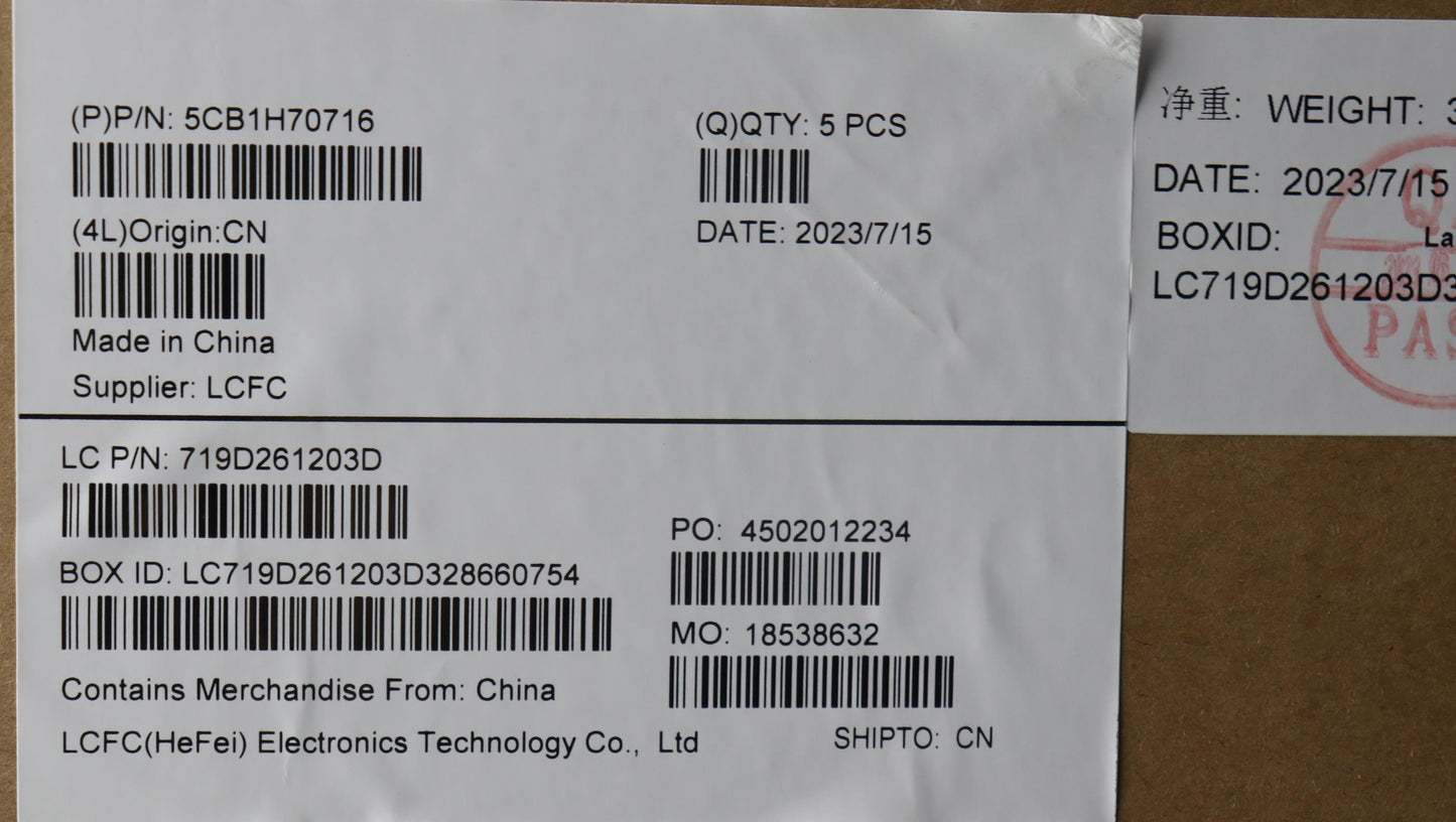 Lenovo Cover Upper Case Assembly Fra/ - 5CB1H70716