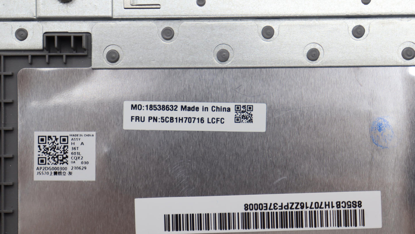 Lenovo Cover Upper Case Assembly Fra/ - 5CB1H70716