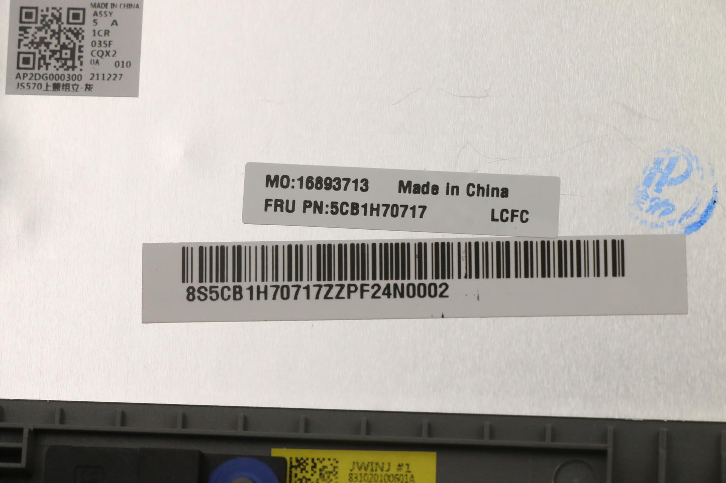 Lenovo Cover Upper Case Assembly Kor - 5CB1H70717