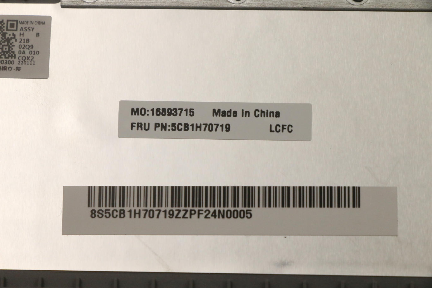 Lenovo Cover Upper Case Assembly Rus - 5CB1H70719