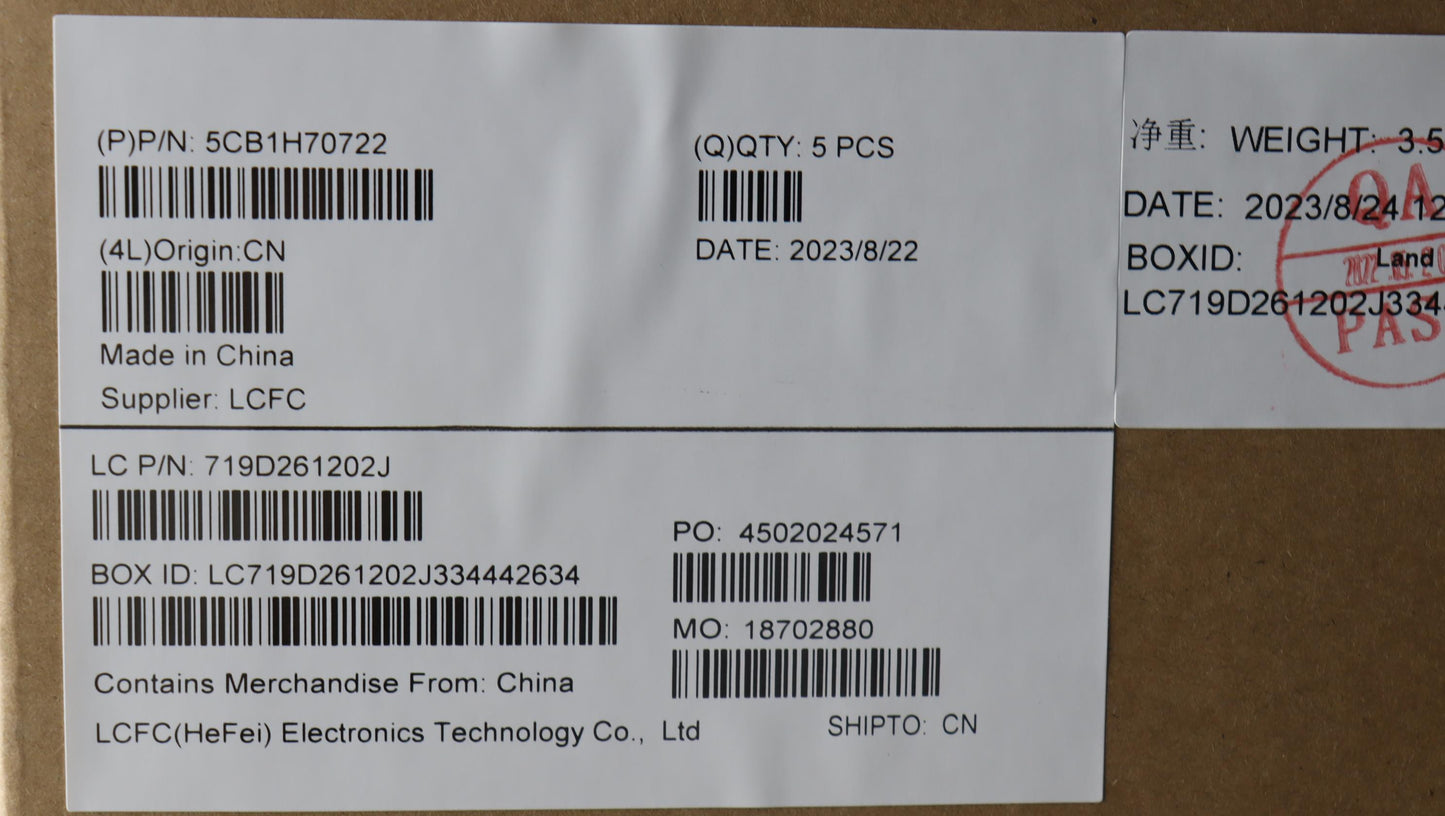 Lenovo Cover Upper Case Assembly Ara - 5CB1H70722