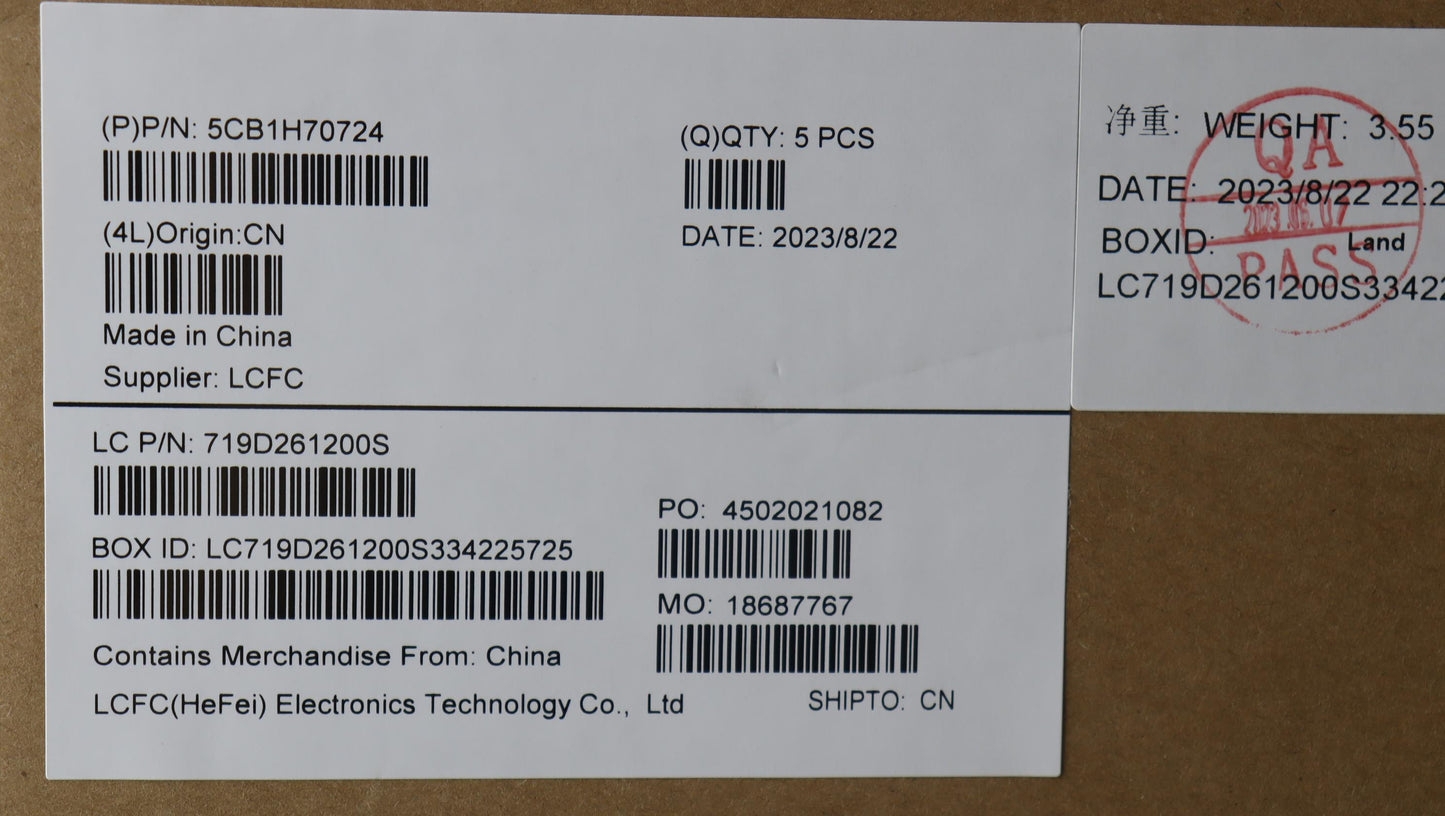Lenovo Cover Upper Case Assembly Gre - 5CB1H70724