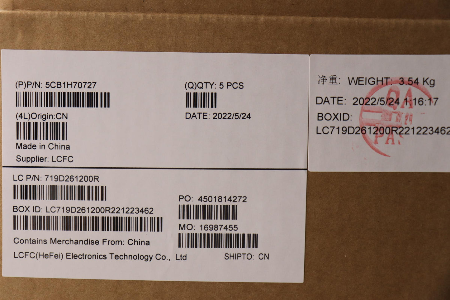 Lenovo Cover Upper Case Assembly Nord - 5CB1H70727