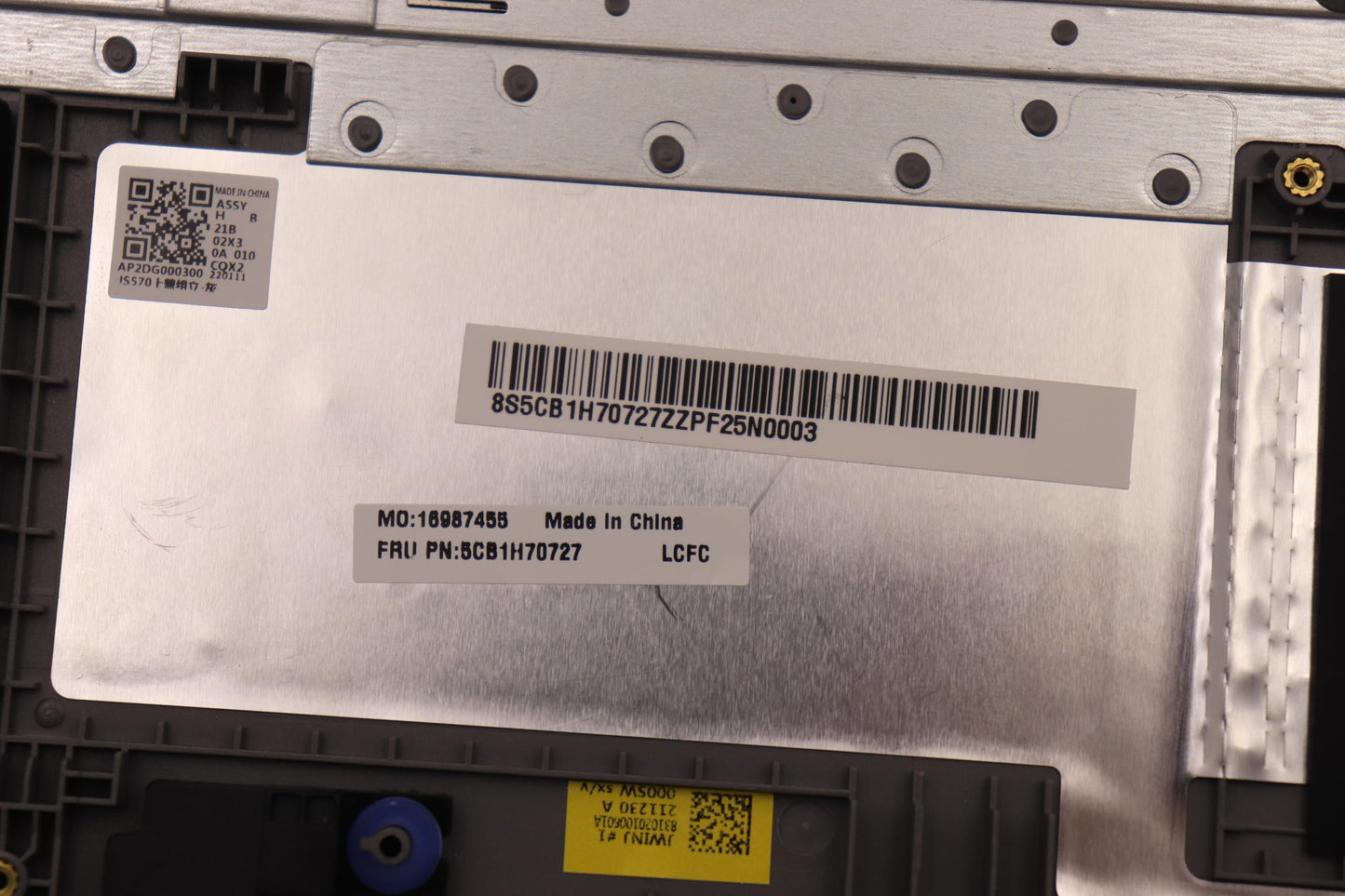 Lenovo Cover Upper Case Assembly Nord - 5CB1H70727