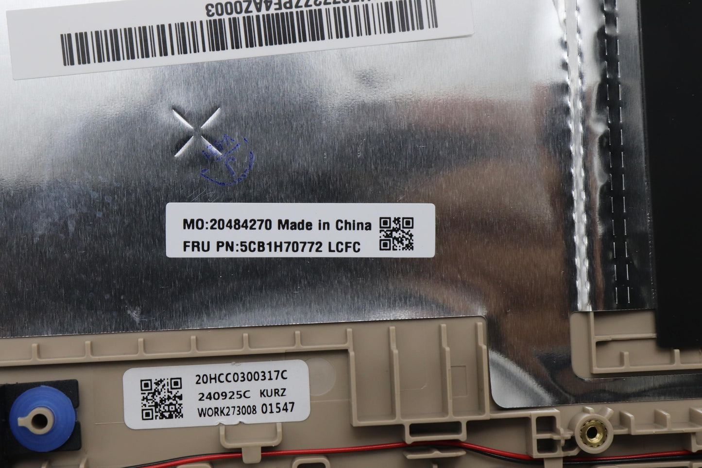 Lenovo Cover Upper Case Assembly Ukr - 5CB1H70772