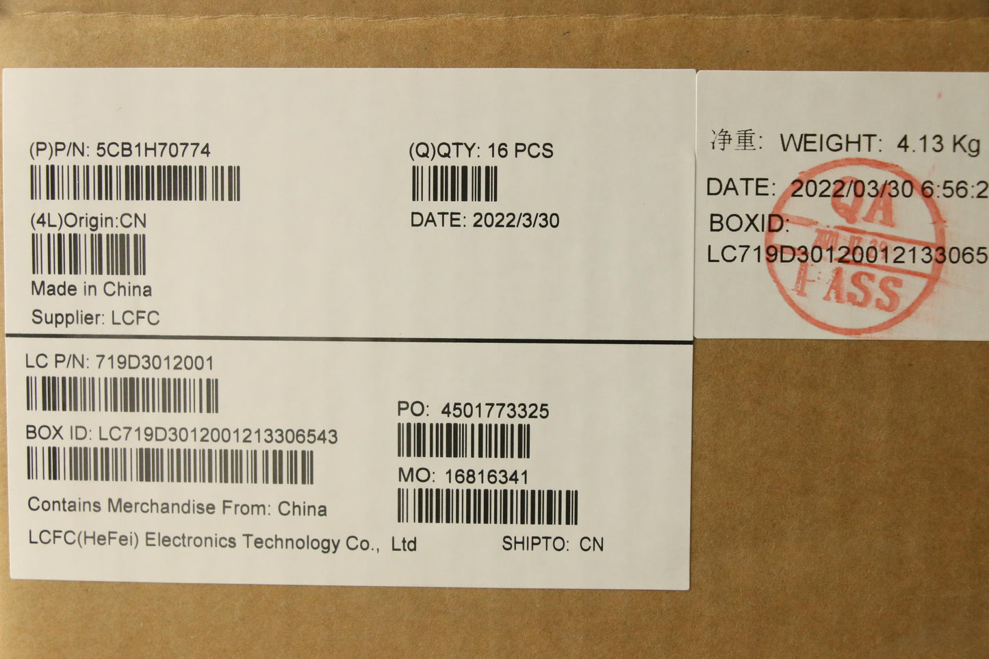 Lenovo Lower Case Cover - 5CB1H70774