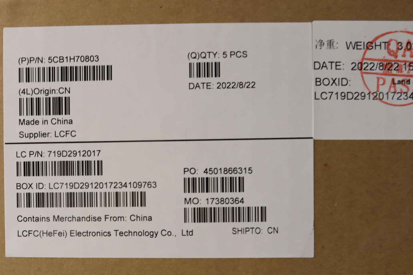 Lenovo Cover Upper Case Assembly Bul - 5CB1H70803