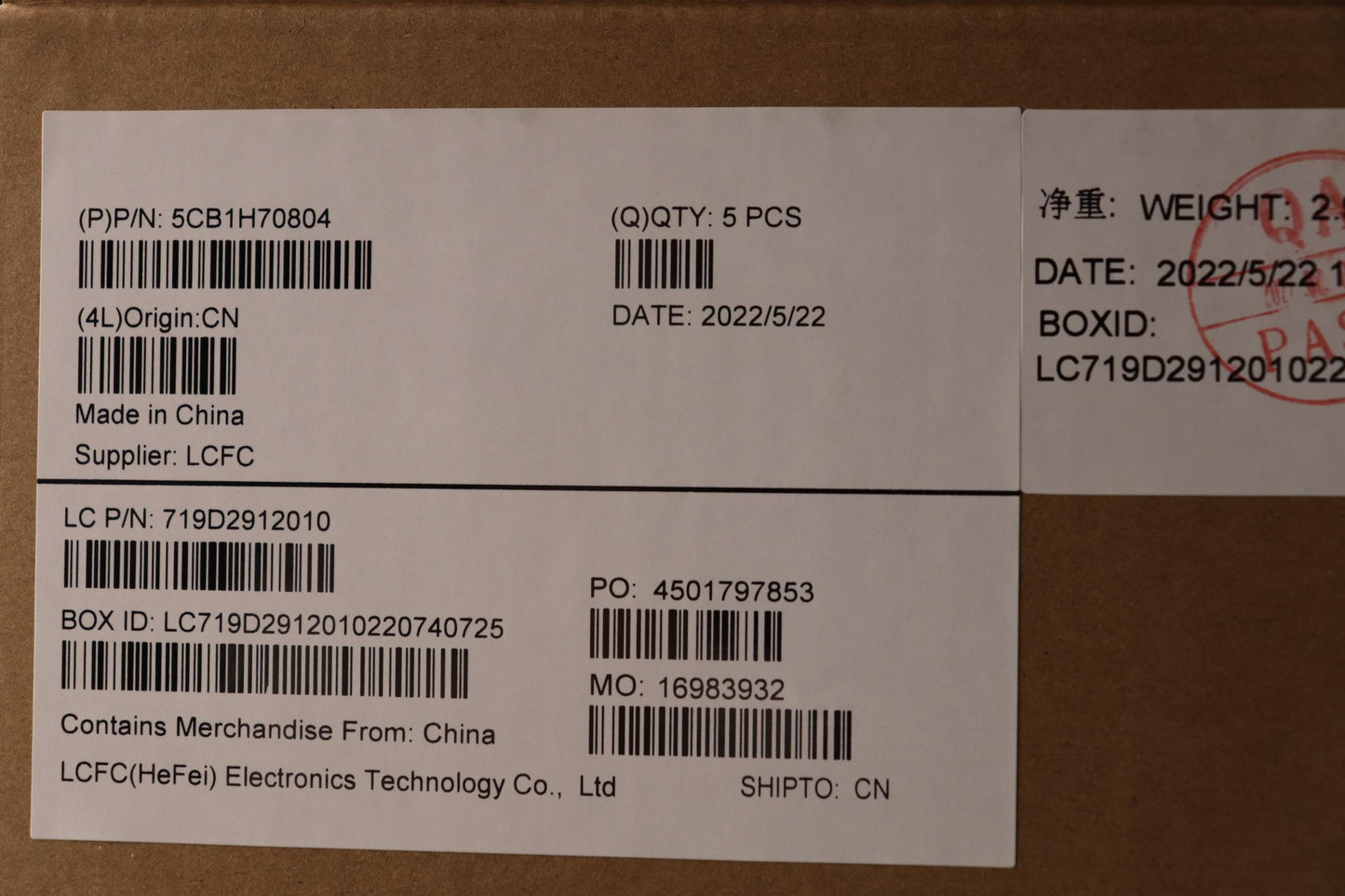 Lenovo Cover Upper Case Assembly Cze/ - 5CB1H70804