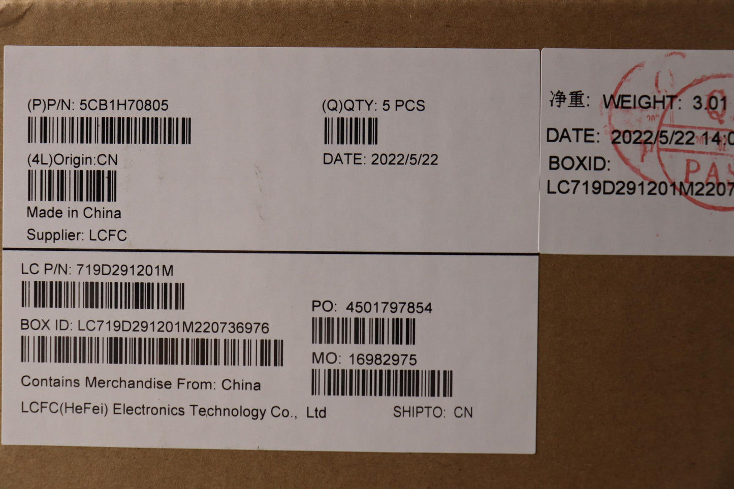 Lenovo Cover Upper Case Assembly Eng - 5CB1H70805