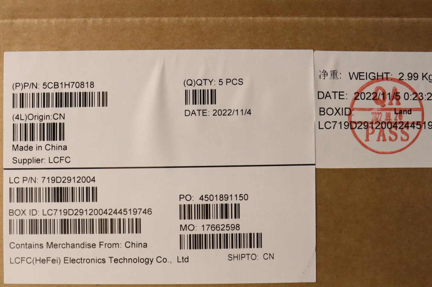 Lenovo Cover Upper Case Assembly Kor - 5CB1H70818