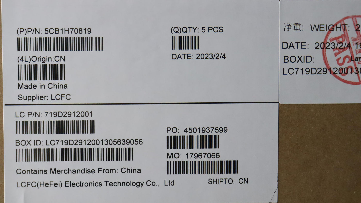 Lenovo Cover Upper Case Assembly La S - 5CB1H70819