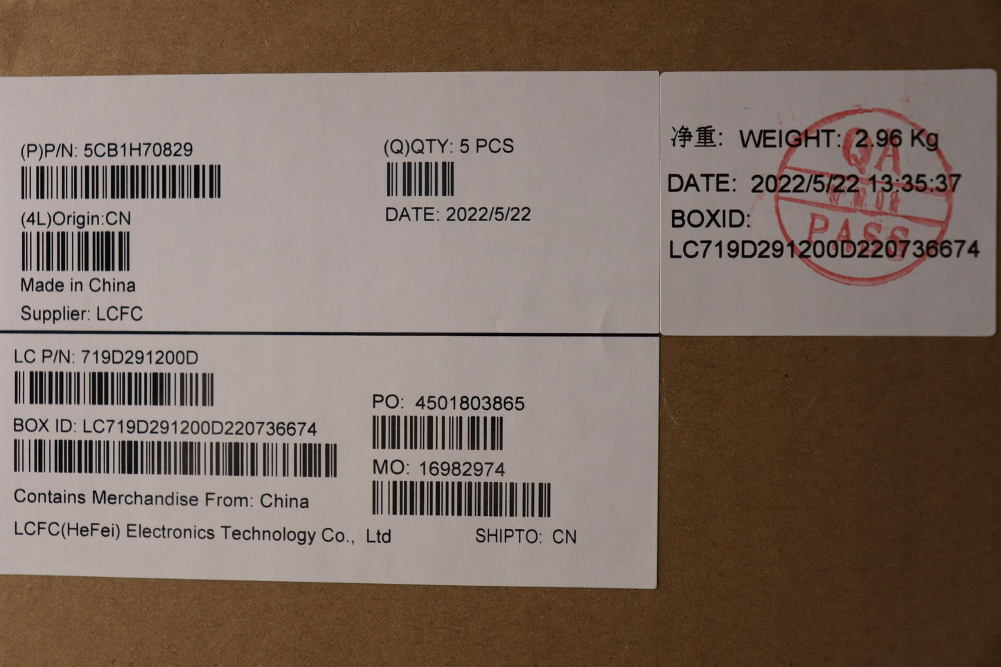 Lenovo Cover Upper Case Assembly Uke - 5CB1H70829