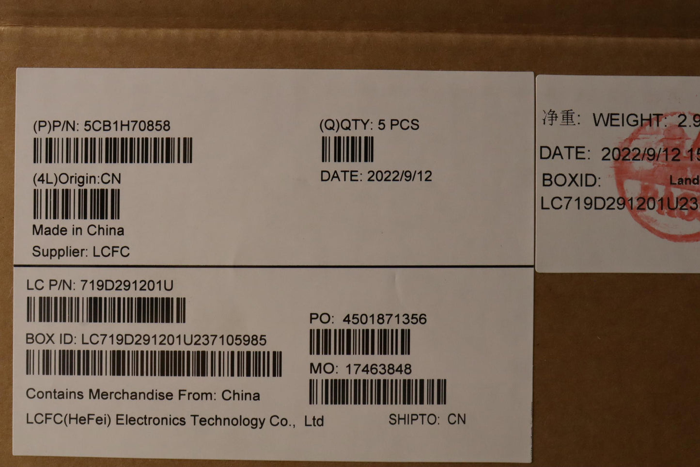 Lenovo Cover Upper Case Assembly Tc L - 5CB1H70858