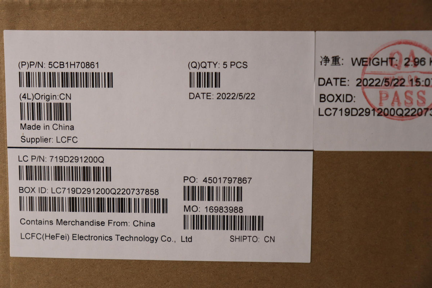 Lenovo Cover Upper Case Assembly Uke - 5CB1H70861