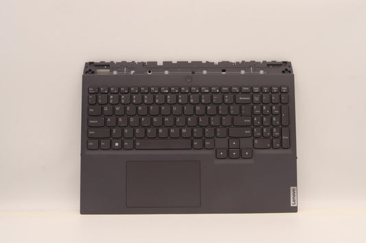 Lenovo C-Cover with USA English Keyboard, Slate Grey, RGB Backlight - 5CB1H71040