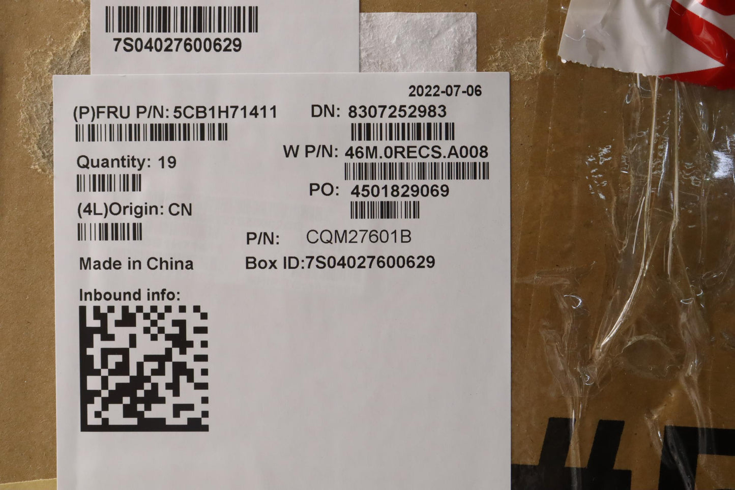 Lenovo Cover Lower Case W 82R9 Sb - 5CB1H71411