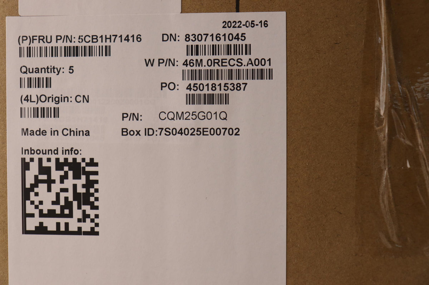 Lenovo LCD Cover W 82R9 SG - 5CB1H71416