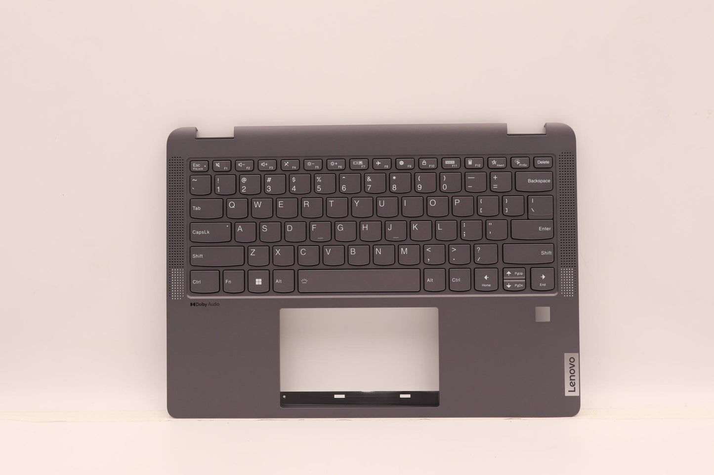Lenovo C-Cover with Keyboard, USA English, Slate Grey, Backlit - 5CB1H71422