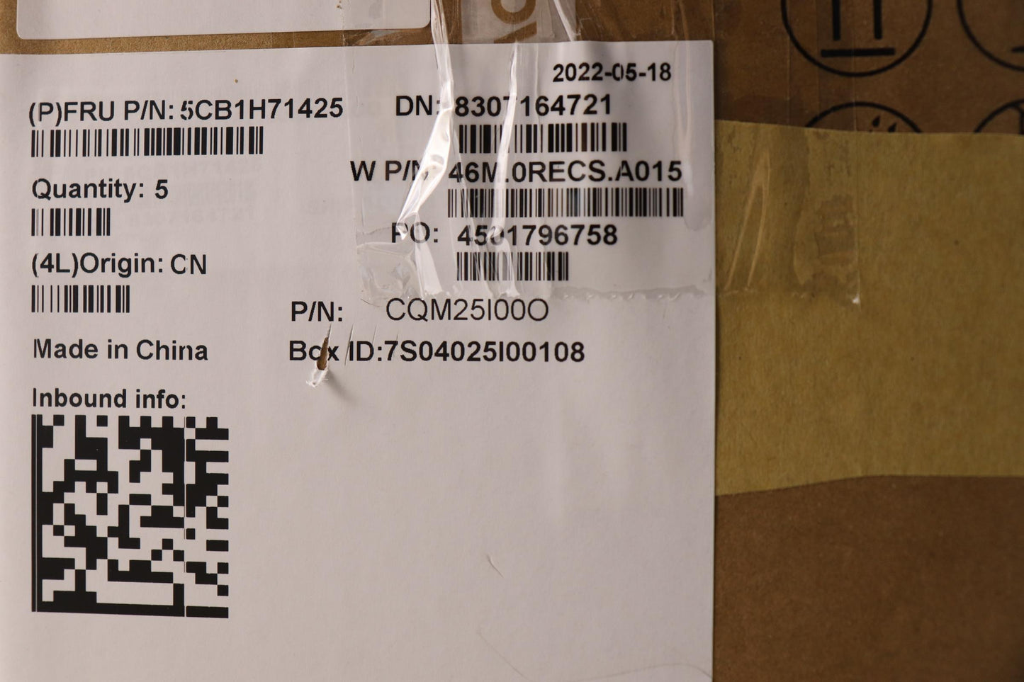Lenovo Cover Upper Case Asmspa W 82R9 - 5CB1H71425