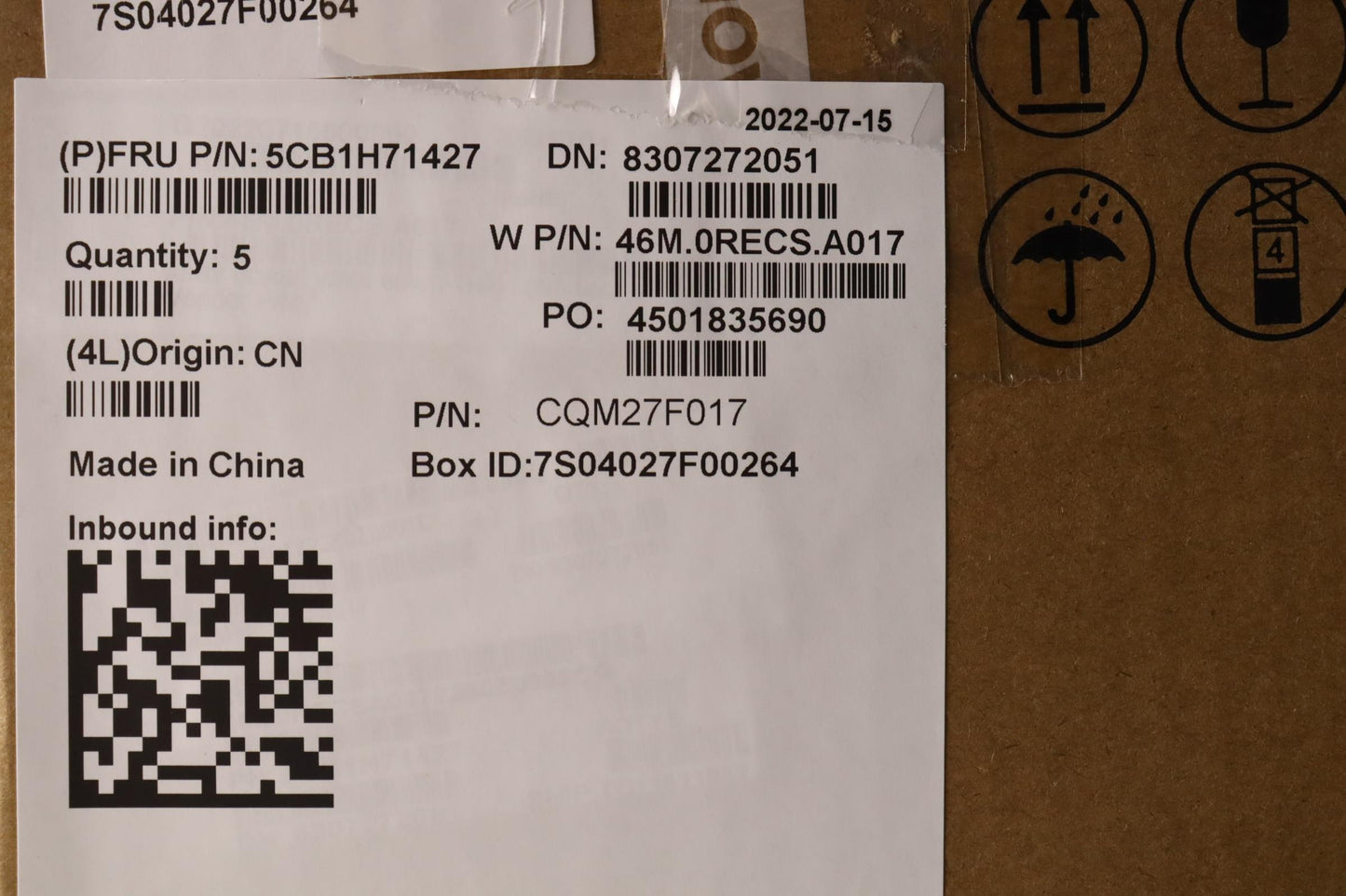 Lenovo Cover Upper Case Asmthai W 82R - 5CB1H71427