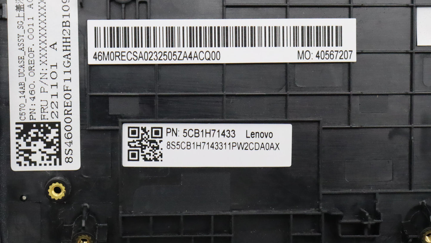 Lenovo Cover Upper Case Asmrus W 82R9 - 5CB1H71433