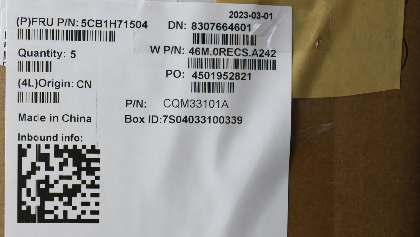 Lenovo Cover Upper Case Asmita W 82R9 - 5CB1H71504