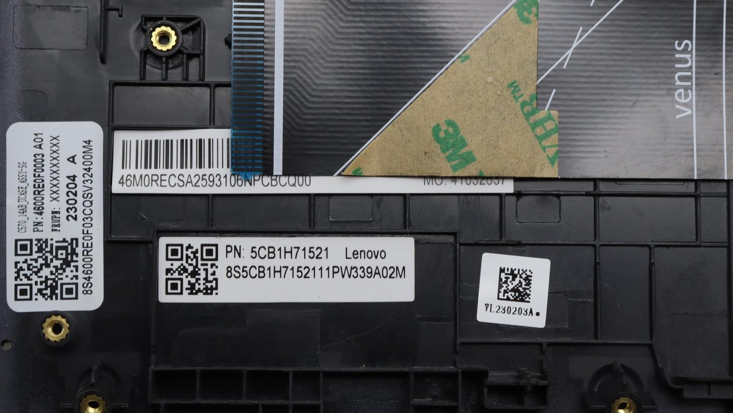 Lenovo Cover Upper Case Asmnordic W 8 - 5CB1H71521