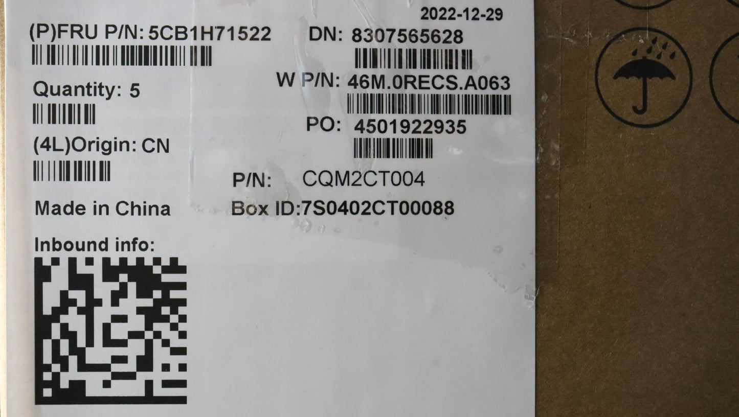 Lenovo Cover Upper Case Asmbel W 82R9 - 5CB1H71522