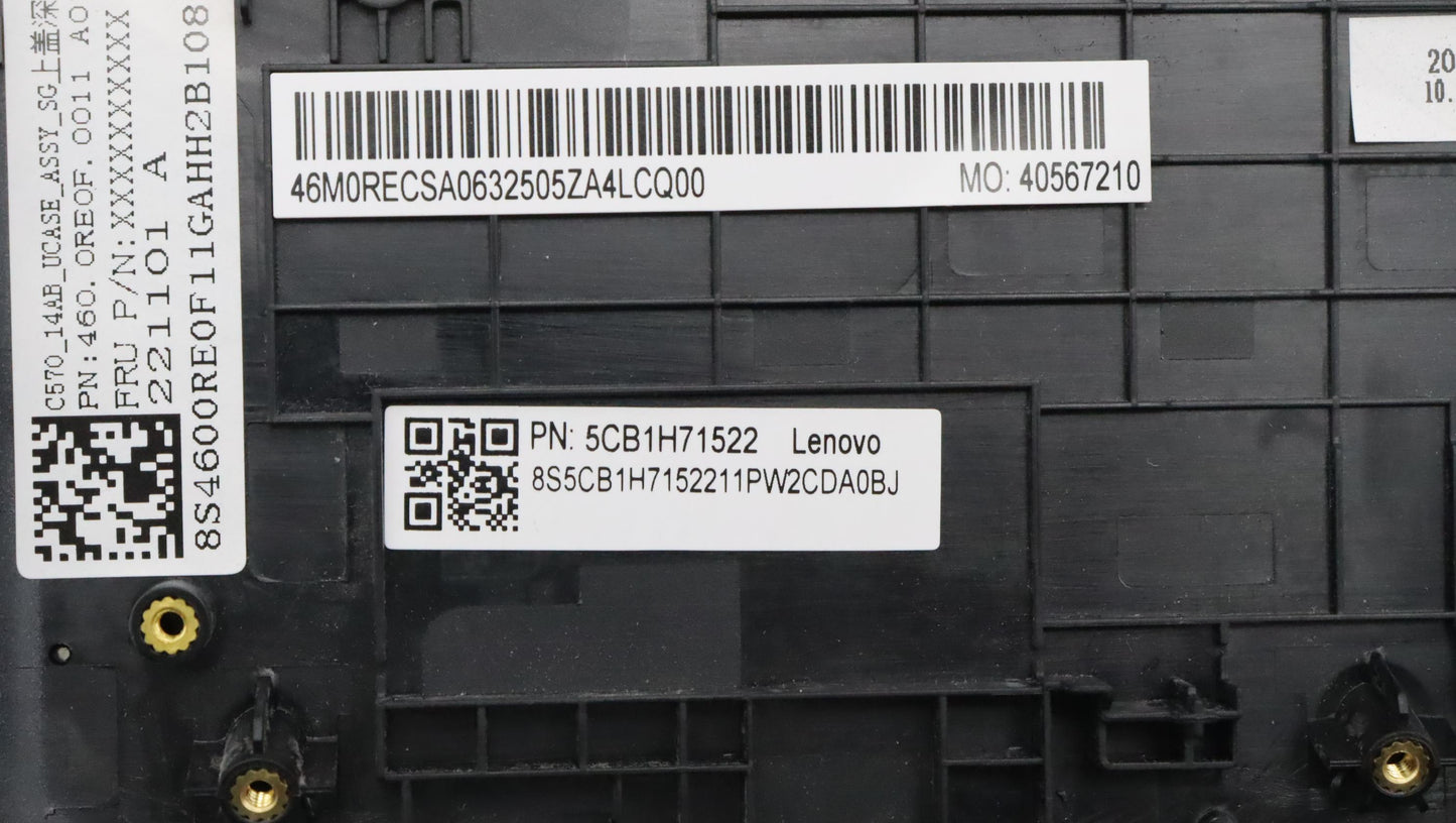 Lenovo Cover Upper Case Asmbel W 82R9 - 5CB1H71522