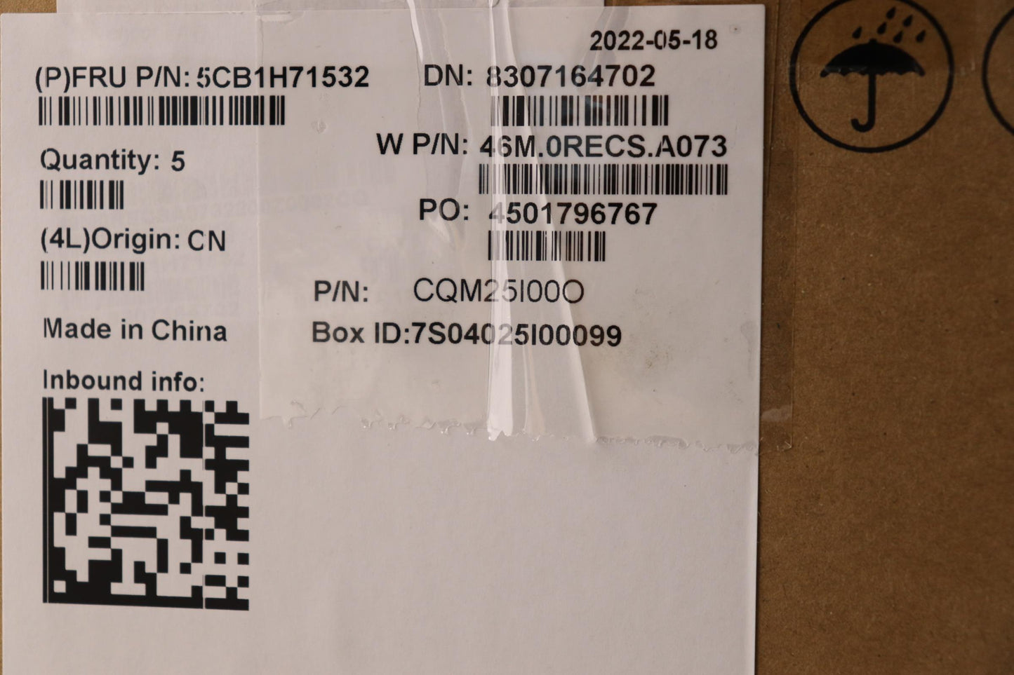 Lenovo Cover Upper Case Asmjpn W 82R9 - 5CB1H71532