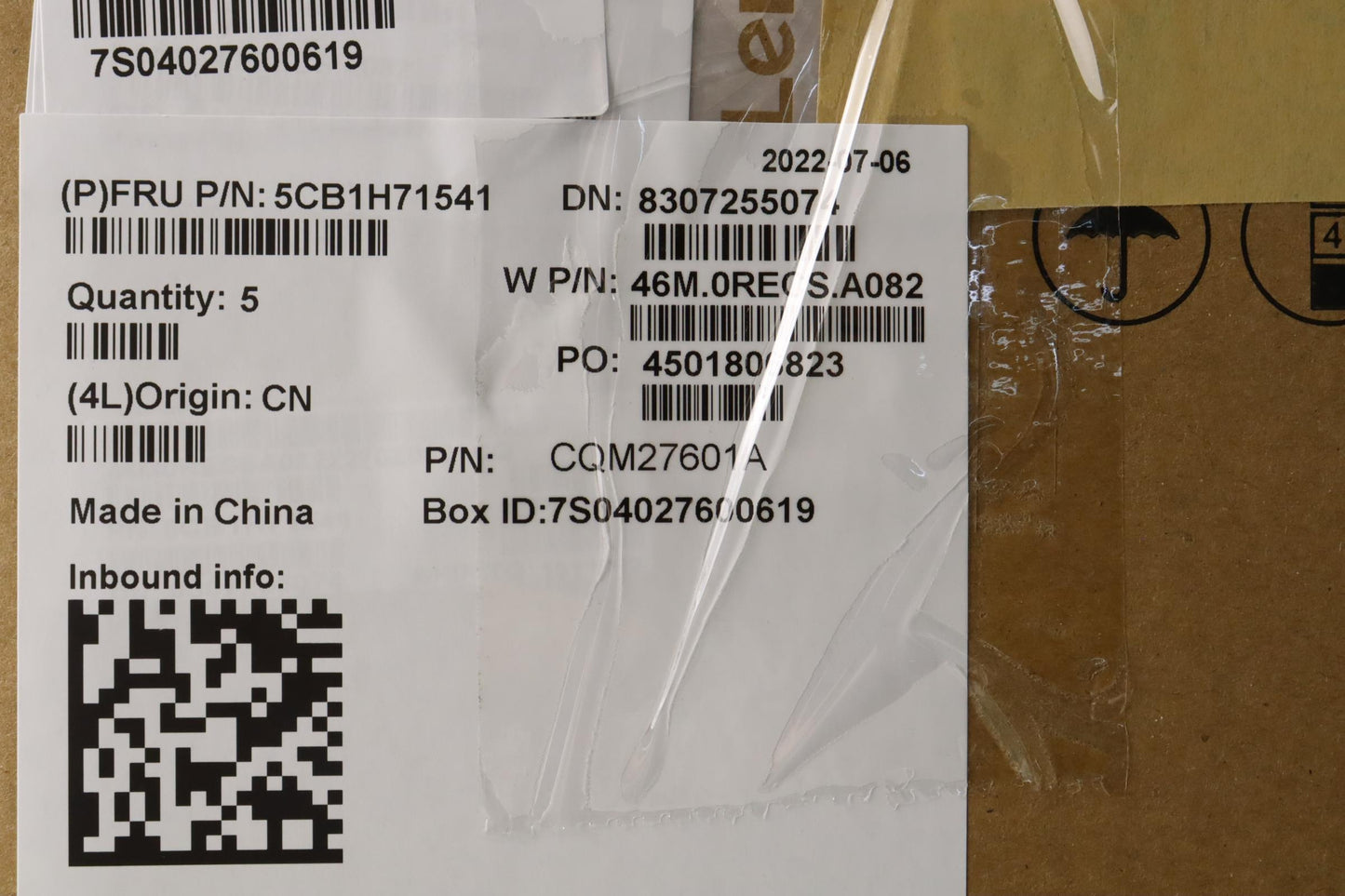 Lenovo Cover Upper Case Asmla Spa W 8 - 5CB1H71541