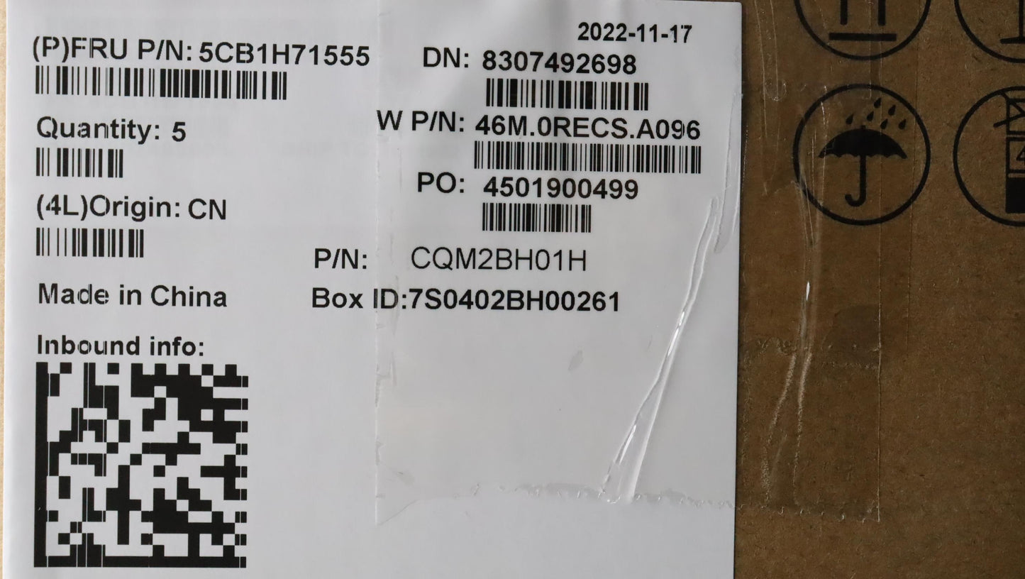 Lenovo Cover Upper Case Asmbel W 82R9 - 5CB1H71555