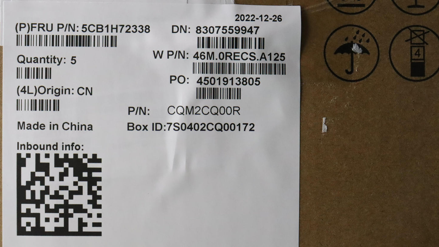 Lenovo Cover Upper Case Asmnordic W 8 - 5CB1H72338