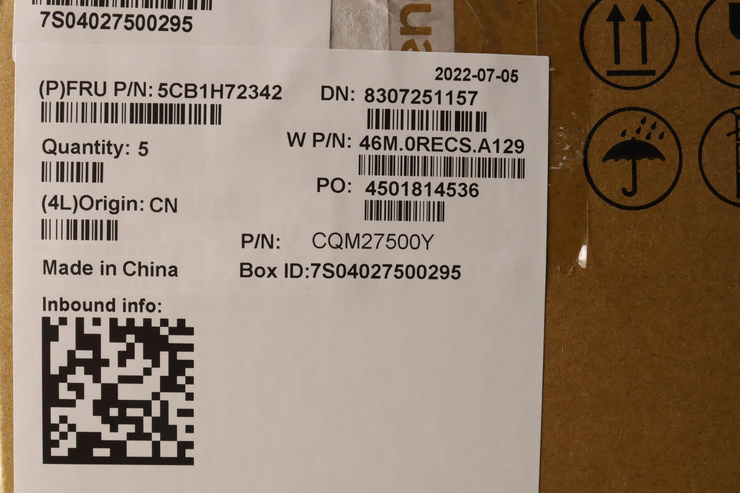 Lenovo Cover Upper Case Asmsws W 82R9 - 5CB1H72342
