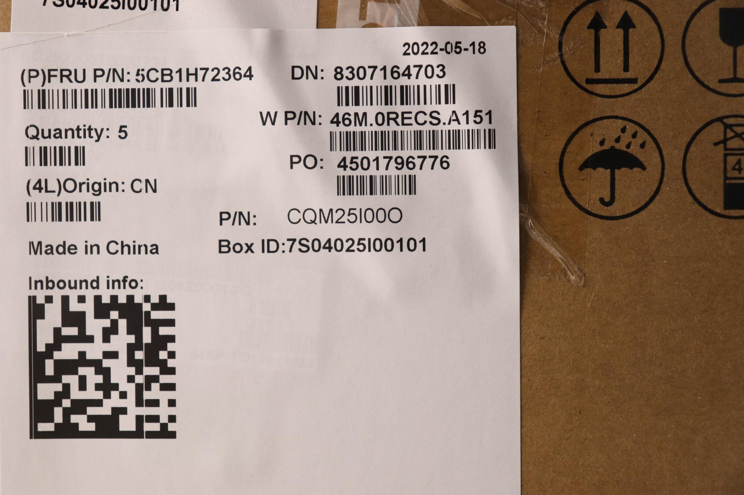 Lenovo Cover Upper Case Asmger W 82R9 - 5CB1H72364