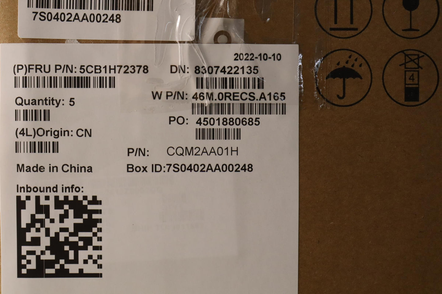 Lenovo Cover Upper Case Asmbul W 82R9 - 5CB1H72378